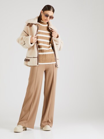 JDY Sweater 'JDYMiley' in Brown