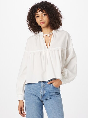 The Frolic Blouse 'MIKI' in White: front