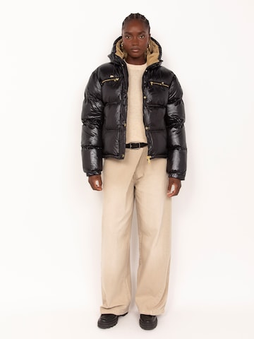 Manteau d’hiver Schott NYC en noir : devant