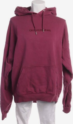 Calvin Klein Sweatshirt & Zip-Up Hoodie in S in Purple: front