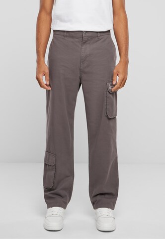 Regular Pantalon cargo Karl Kani en gris : devant