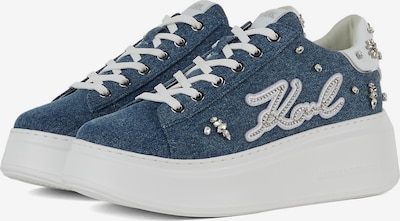 Karl Lagerfeld Matalavartiset tennarit 'Anakapri' värissä sininen denim / valkoinen, Tuotenäkymä