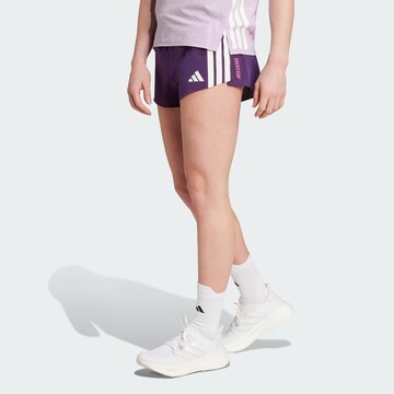 ADIDAS PERFORMANCE Regular Sportshorts 'Adizero' in Lila