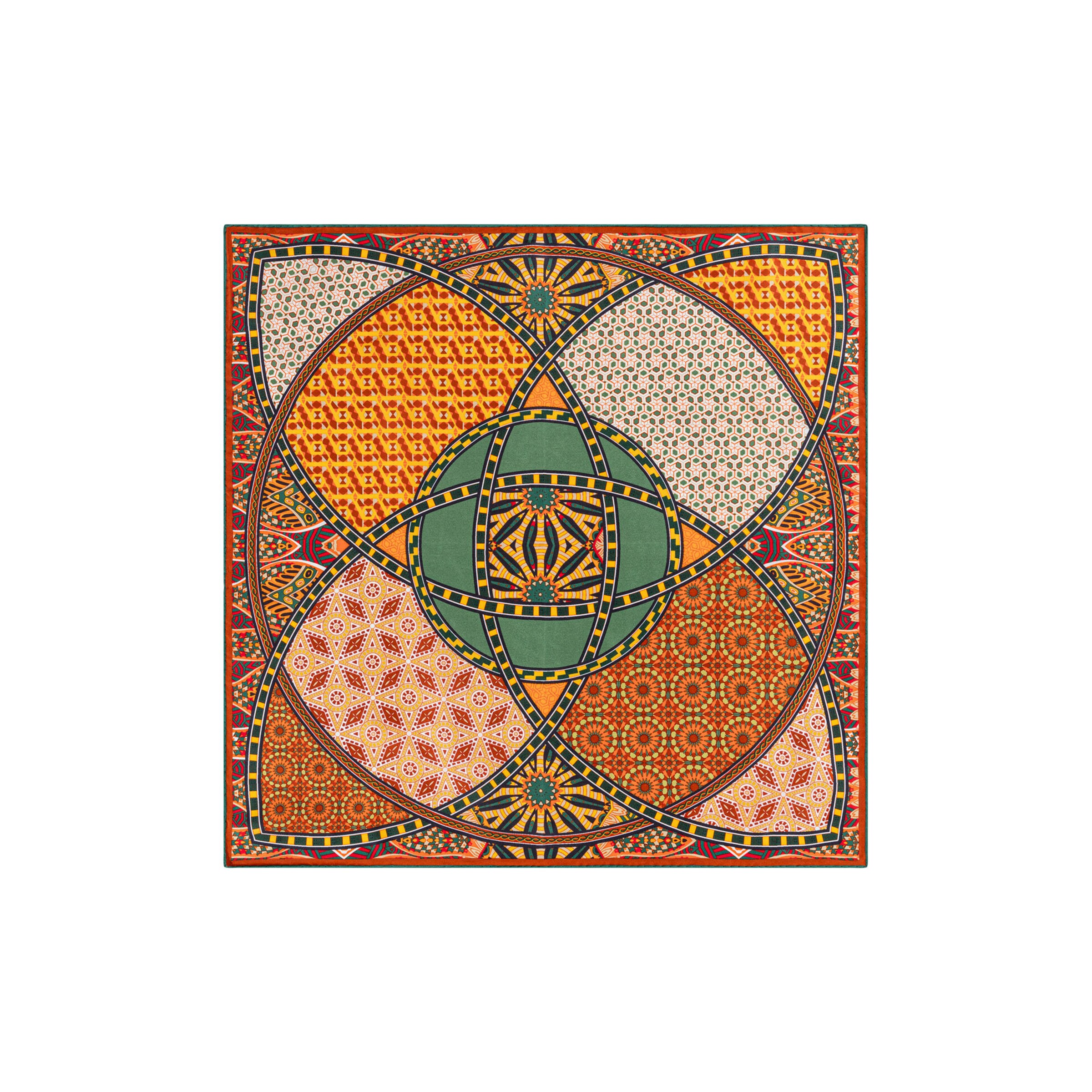 Foulard 'KALEIDOSKOPE NICKY' di Roeckl in colori misti: frontale