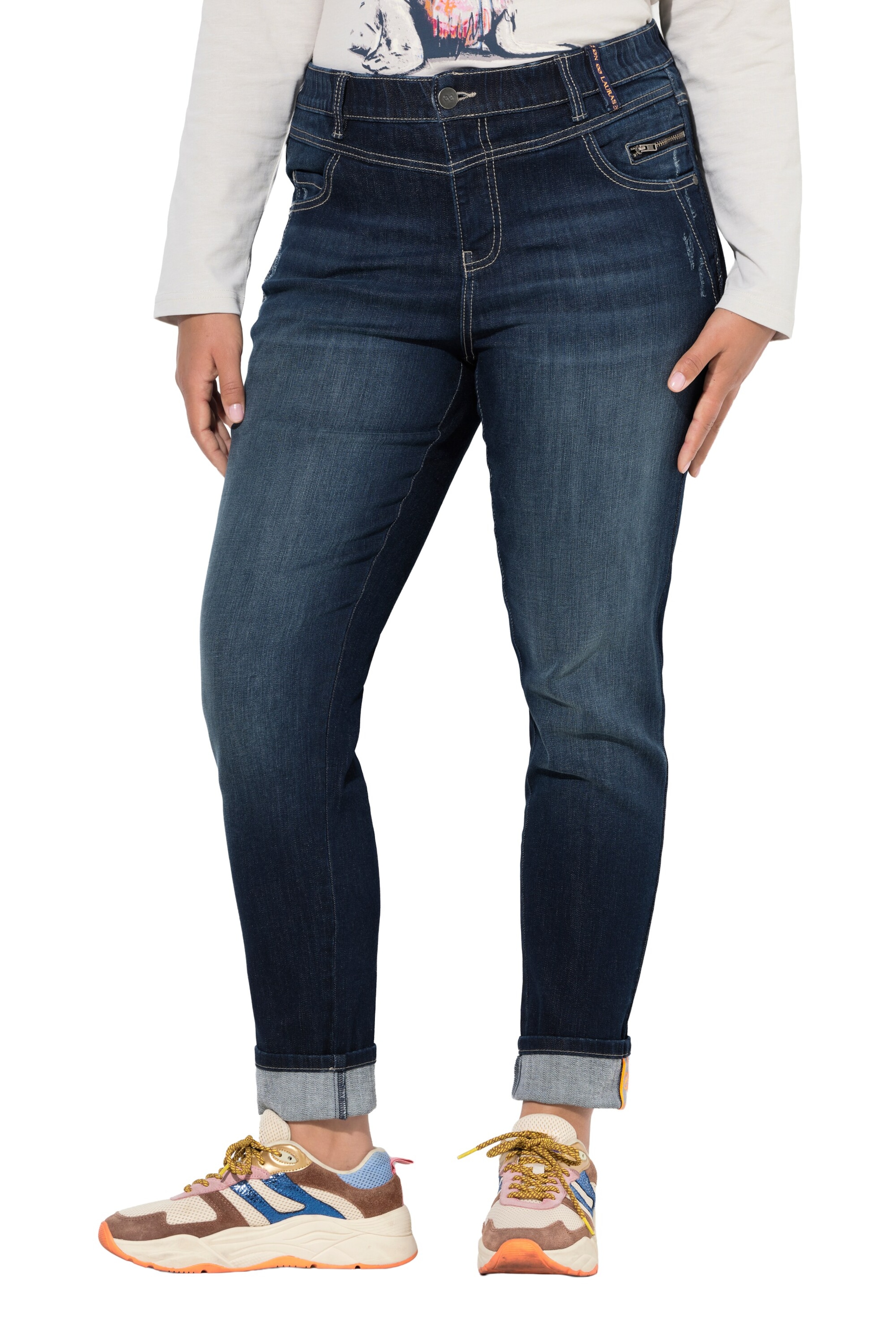 LAURASØN Slim fit Jeans in Blue: front