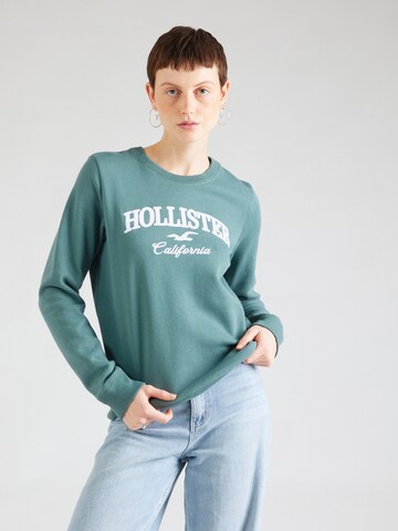 HOLLISTER Mikina 'EMEA' - Zelená: predná strana