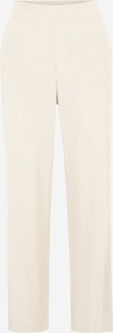 Pieces Petite Regular Broek 'VINSTY' in Beige: voorkant