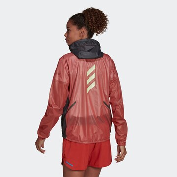 ADIDAS TERREX Athletic Jacket in Red