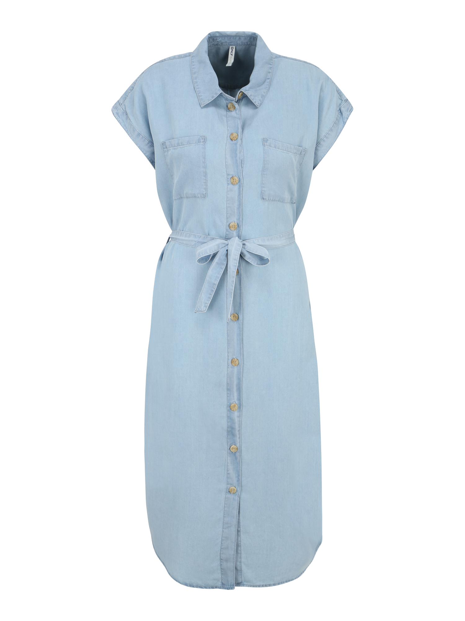 Donna Abbigliamento Only Tall Abito camicia in Blu Chiaro 