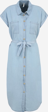 Only Tall Shirt Dress in Blue: front