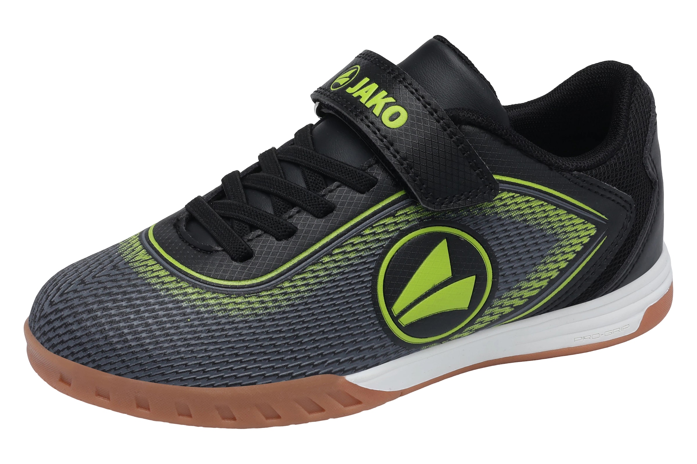 JAKO Athletic Shoes in Black: front