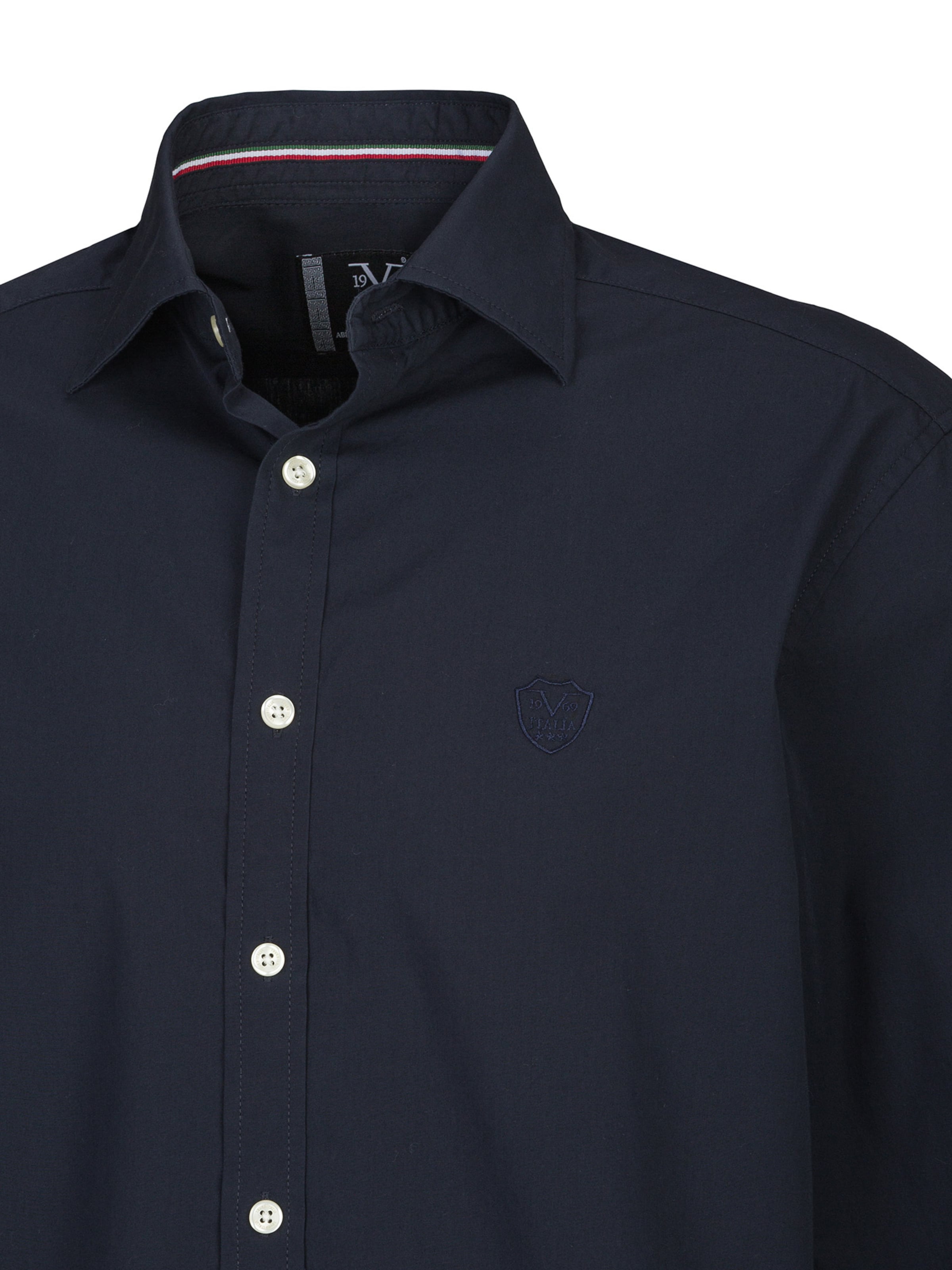 19V69 ITALIA Regular Fit Hemd 'Ricky' in Blau