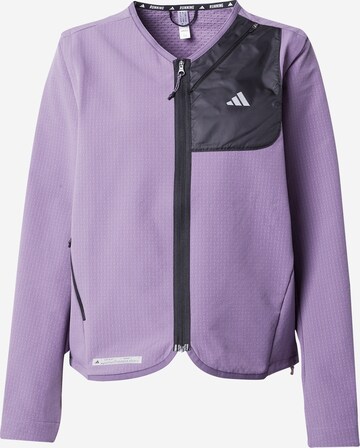 ADIDAS PERFORMANCE Sportjacke 'Ultimate Running' in Lila: predná strana