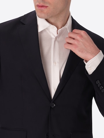 Distretto12 - Ajuste regular Chaqueta tipo saco para negocios 'ALABASTRO' en negro