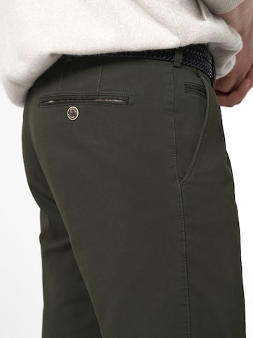 Regular Pantalon chino MEYER en vert