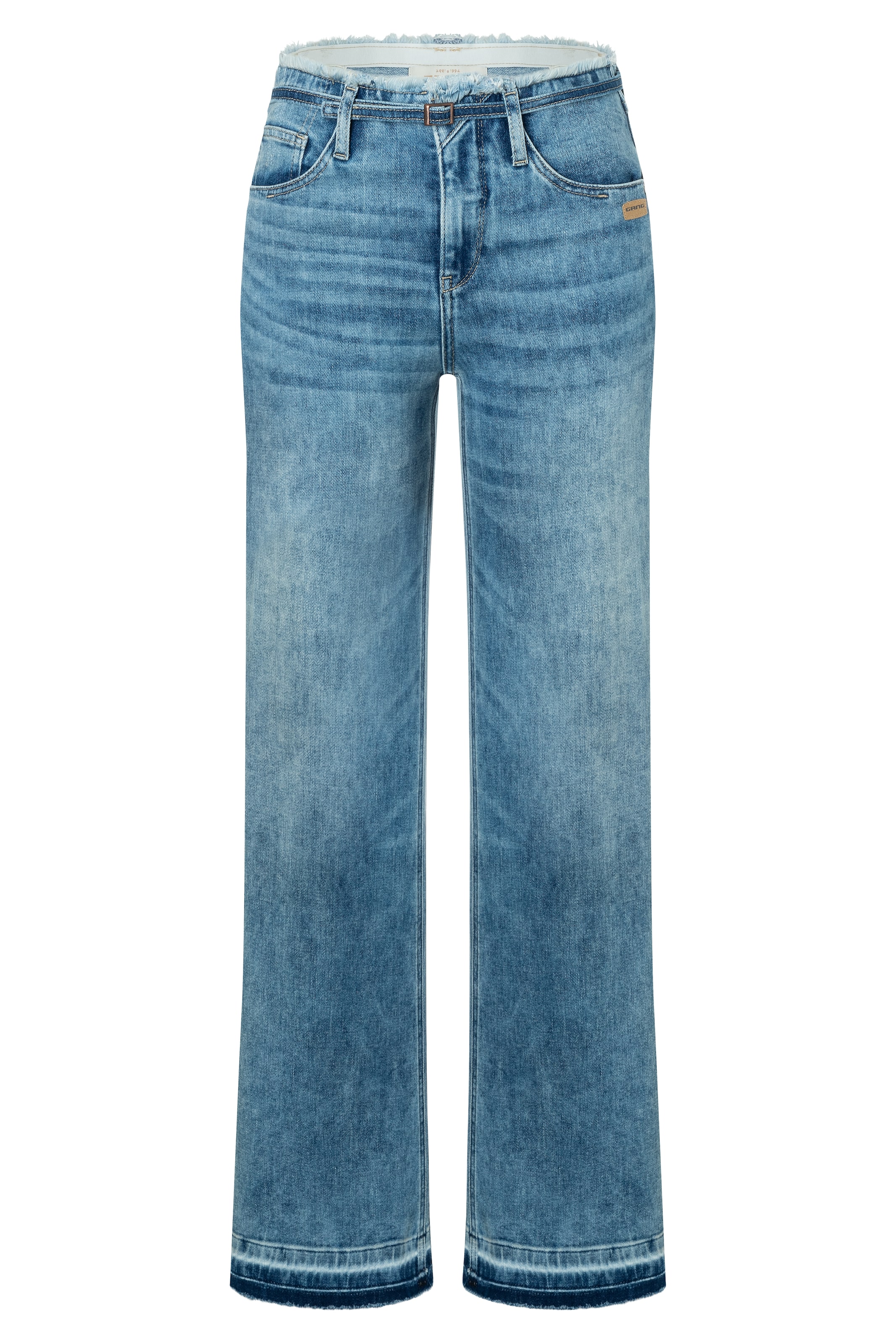 Gang Szeroka nogawka Jeansy '94AMELIE' w kolorze niebieski: przód