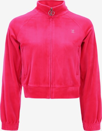 Juicy Couture Zip-Up Hoodie 'Tanya' in Pink: front