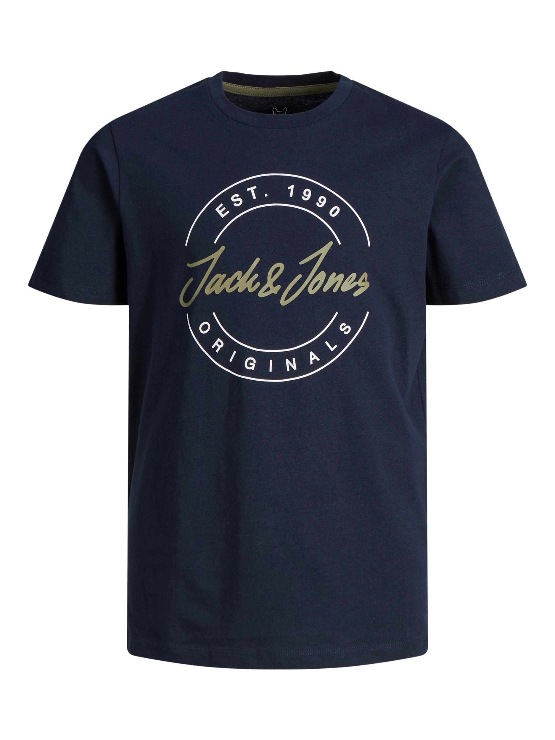 Jack & Jones Junior Koszulka Jerry w kolorze Ciemny Niebieskim 