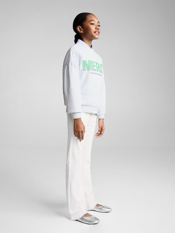 MANGO KIDS Sweatshirt 'MERCI' in Blue