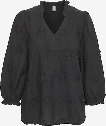 CULTURE Blouse 'Neda' in Zwart: voorkant