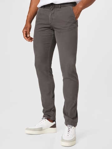 Slimfit Pantaloni chino 'BLEECKER' di TOMMY HILFIGER in grigio: frontale