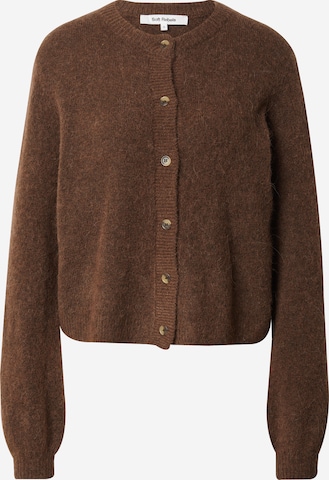 Soft Rebels Knit cardigan 'Allison' in Brown: front