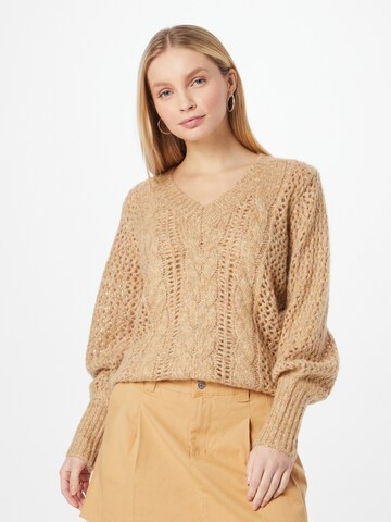 MOS MOSH Sweater 'Imma' in Brown: front