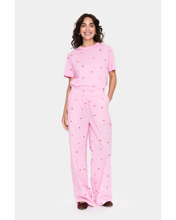 SAINT TROPEZ Loosefit Bukser 'Jaline' i pink