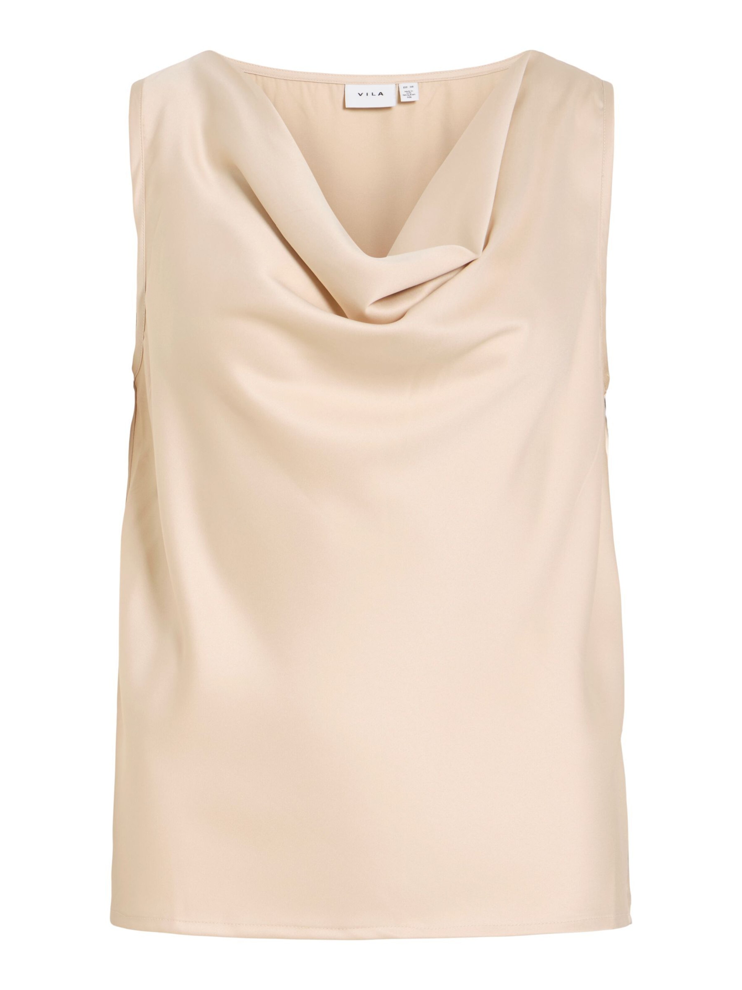 VILA - Top en gris: frente