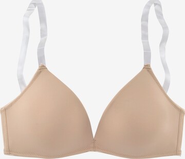 Invisible Soutien-gorge LASCANA en beige : devant