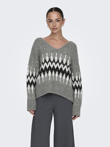 JDY - Jersey 'DINEA' en gris: frente