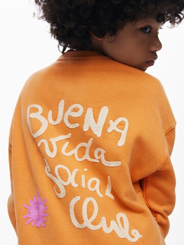 Desigual Tréning póló - narancs