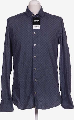 Baldessarini Button Up Shirt in M in Blue: front