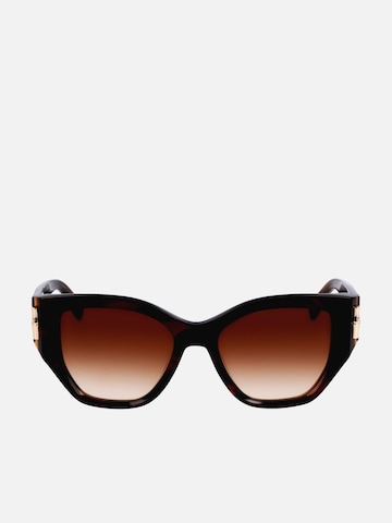 Lunettes de soleil Longchamp en marron