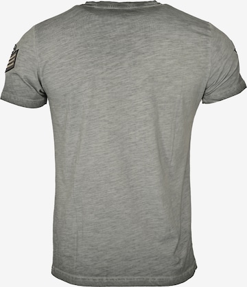 TOP GUN Shirt 'Search' in Grey