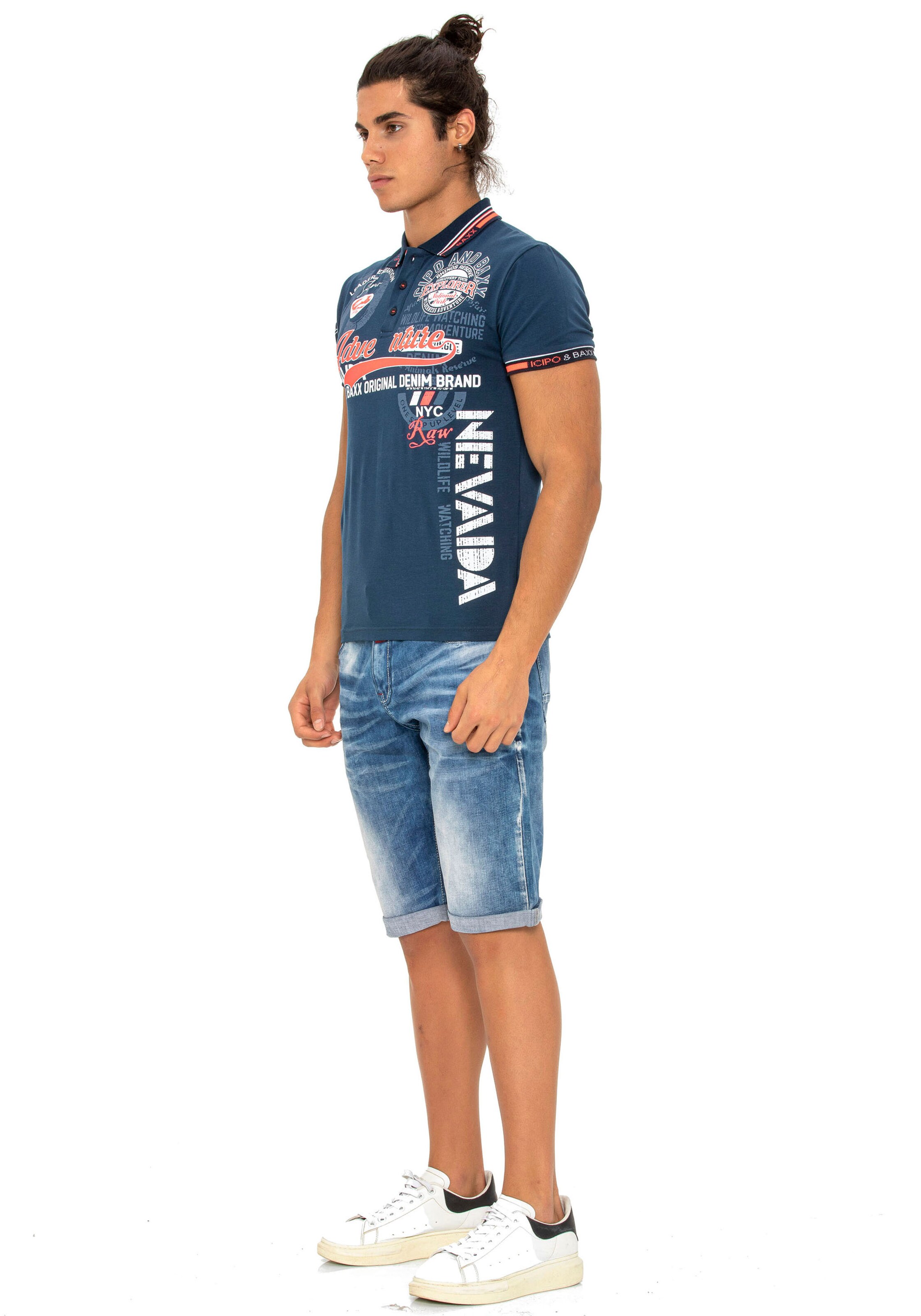 CIPO & BAXX Regular Jeans in Blau