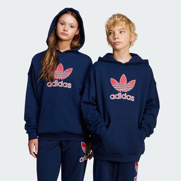 ADIDAS ORIGINALS Sweatshirt in Blauw: voorkant