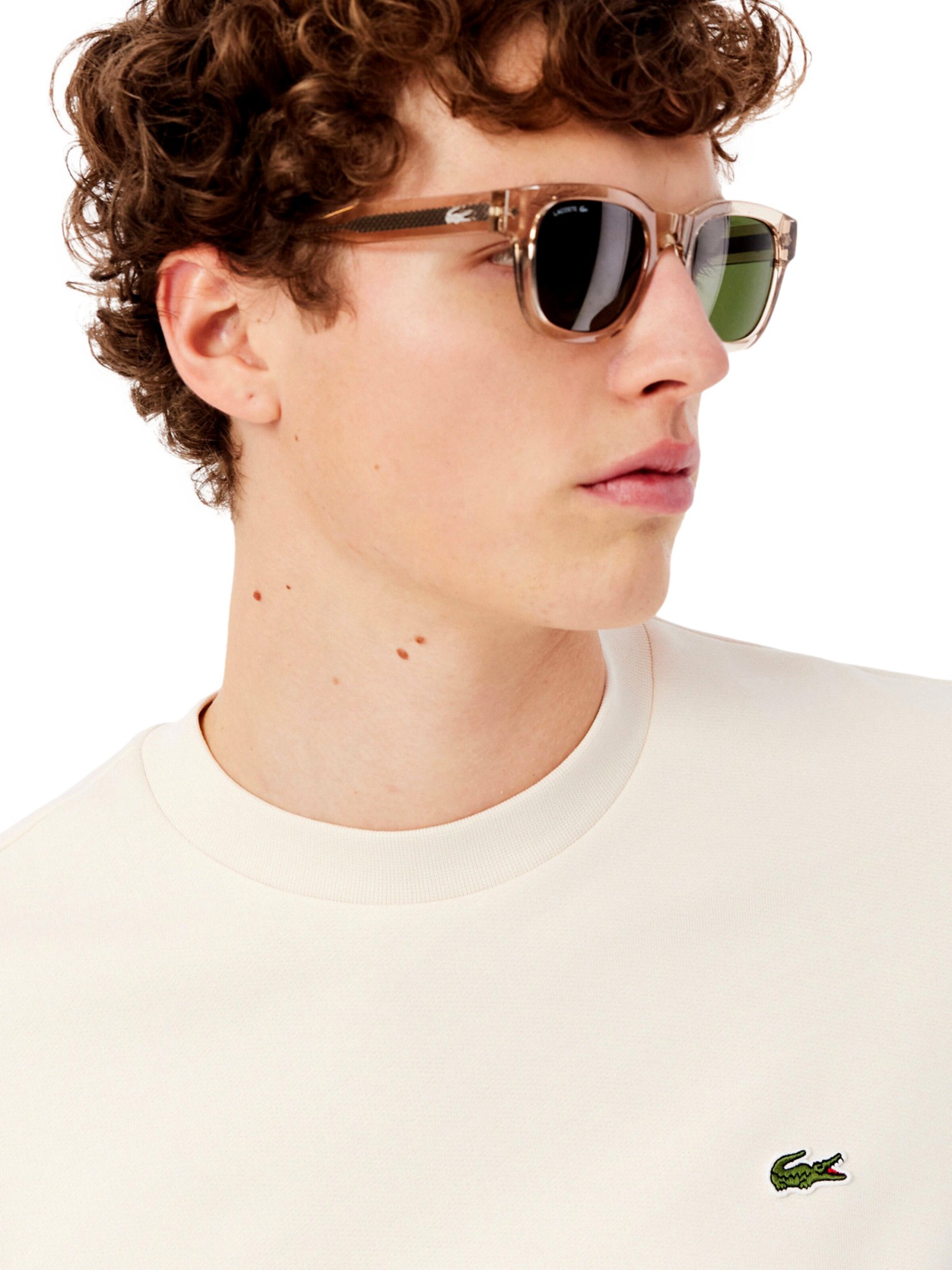 LACOSTE Sweatshirt in Beige