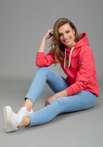 DELMAO Sweatshirt in Rot