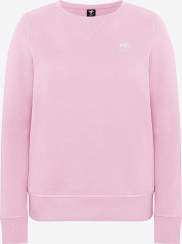 Polo Sylt Sweatshirt in Pink: front