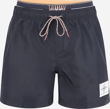 Tommy Hilfiger Underwear Kratke kopalne hlače | modra barva: sprednja stran