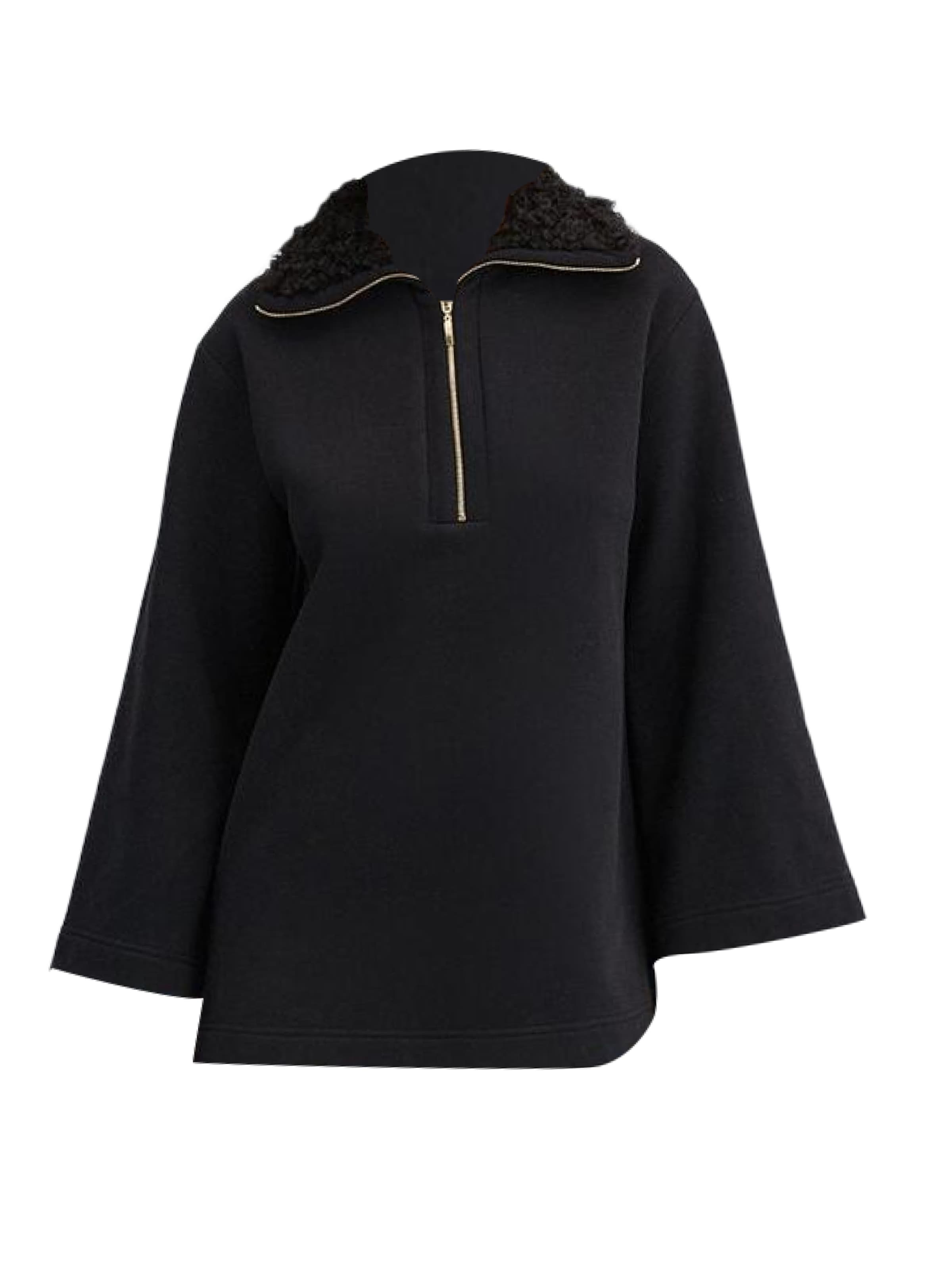 Touche Prive Sweatshirt in schwarz, Produktansicht