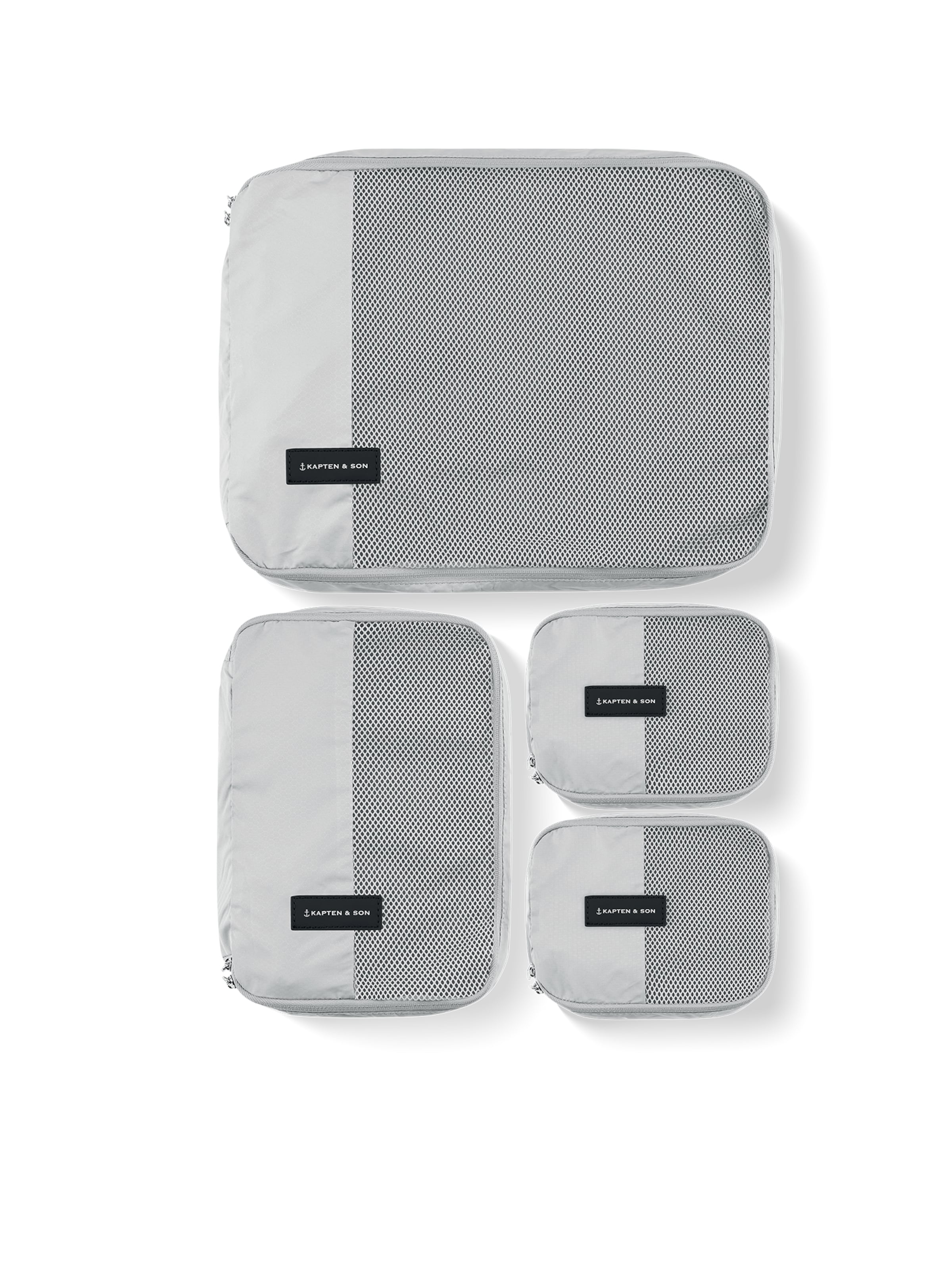 Nécessaire 'Packing Cubes Set Small' di Kapten & Son in grigio