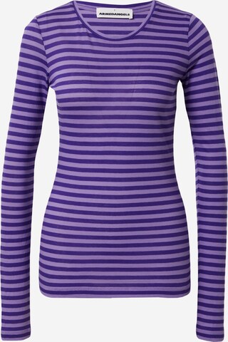 ARMEDANGELS - Camisa 'Enricca' em roxo: frente