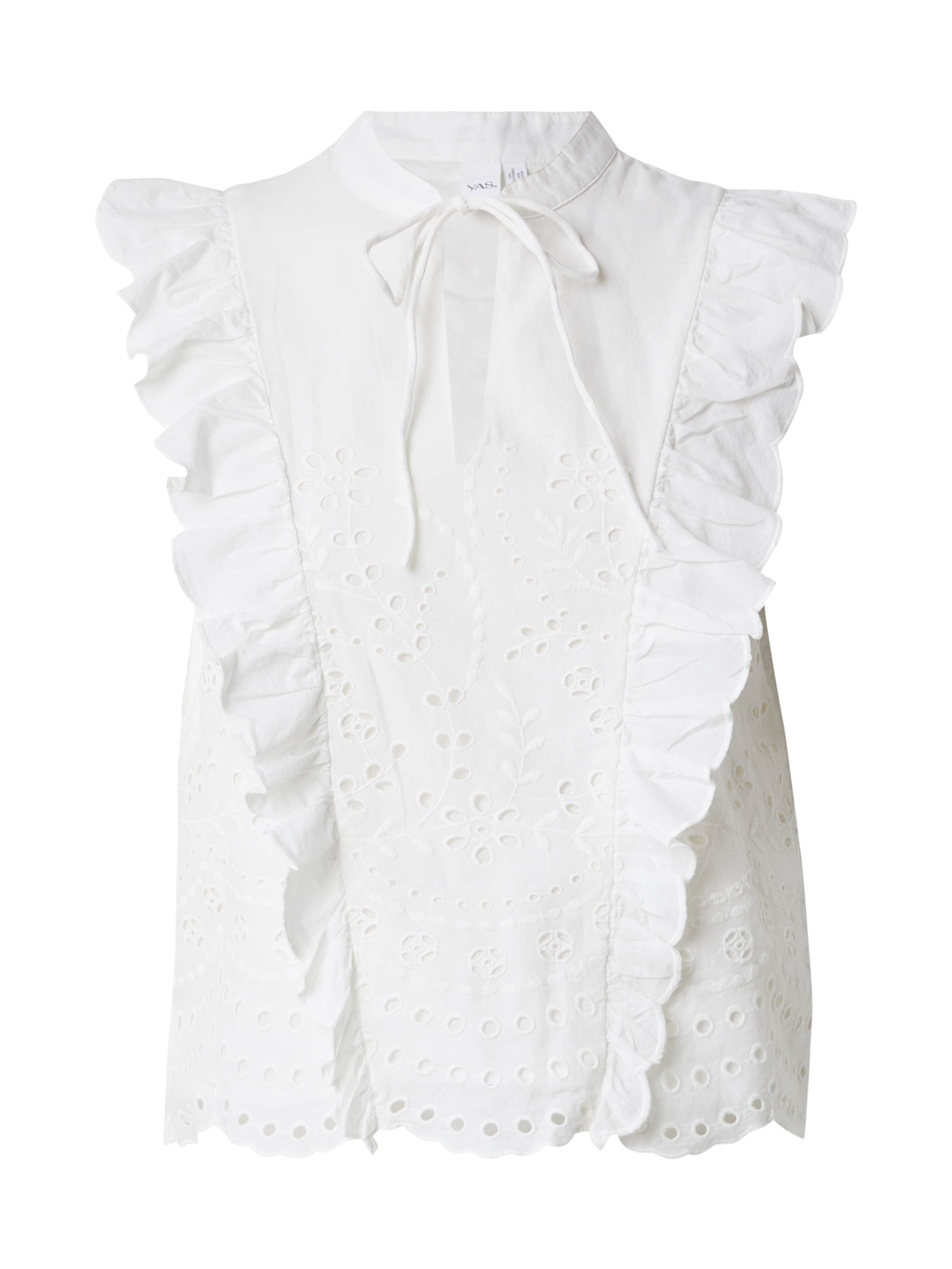 Chemisier 'YASLuma' YAS en blanc : devant