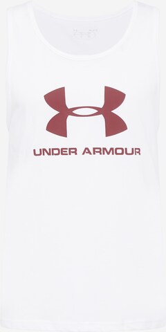 UNDER ARMOUR Funktionstopp i vit: framsida