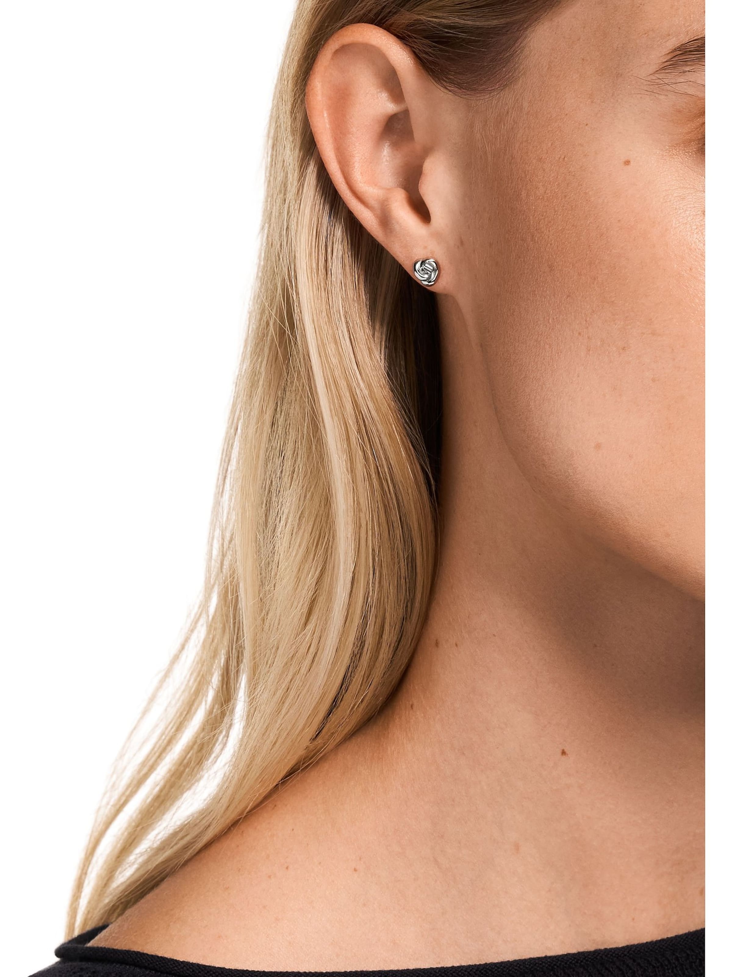 Emporio Armani Earrings in Silver: front