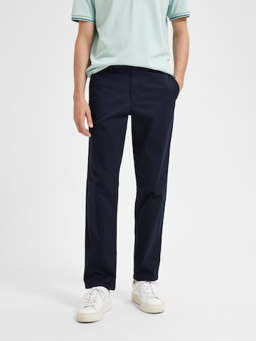SELECTED HOMME Regular Chino 'New Miles' in Blauw: voorkant