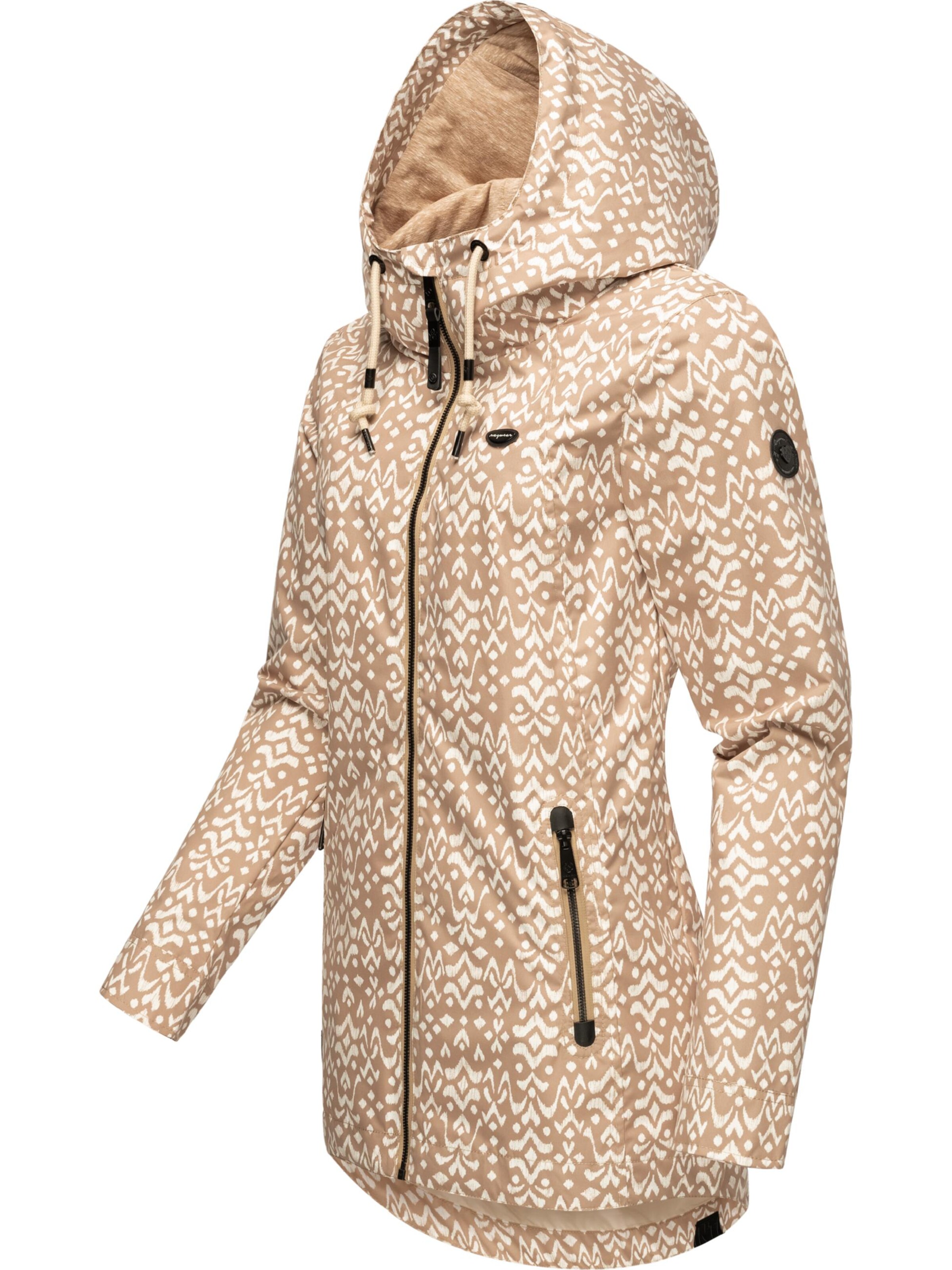 Ragwear Weatherproof jacket 'Zuzka' in Beige