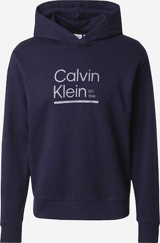 Calvin Klein Sweatshirt in Blauw: voorkant